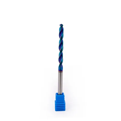 Broca de metal duro 55hrc ø 05,6 x 100,0 x 50,0mm haste ø 05,6mm naco blue - mcd-056b dry cut