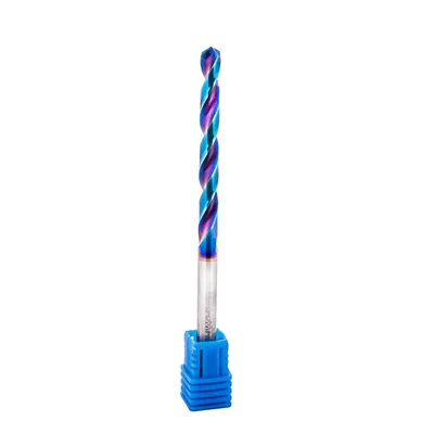 Broca de metal duro 55hrc ø 05,8 x 100,0 x 50,0mm haste ø 05,8mm naco blue - mcd-058b dry cut