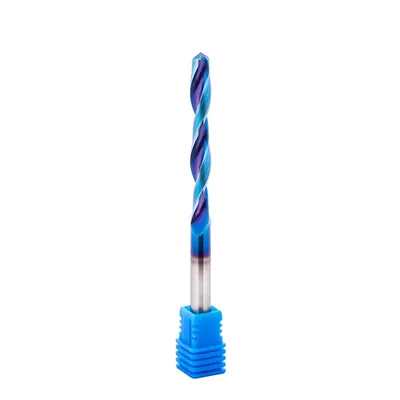 Broca de metal duro 55hrc ø 06,8 x 100,0 x 50,0mm haste ø 06,8mm naco blue - mcd-068b dry cut