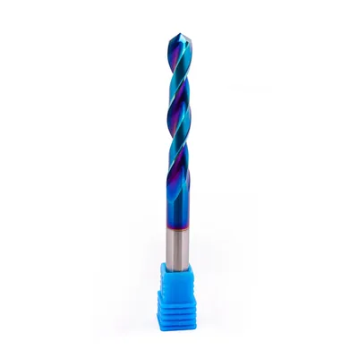 Broca de metal duro 55hrc ø 08,0 x 100,0 x 50,0mm haste ø 08,0mm naco blue - mcd-080b dry cut