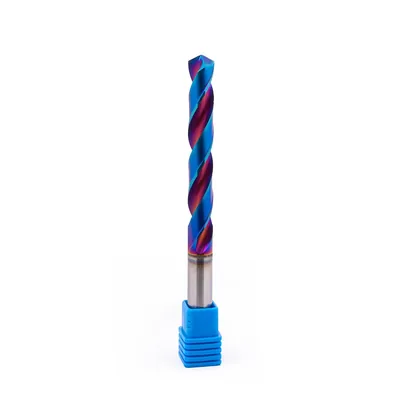Broca de metal duro 55hrc ø 08,4 x 100,0 x 50,0mm haste ø 08,4mm naco blue - mcd-084b dry cut
