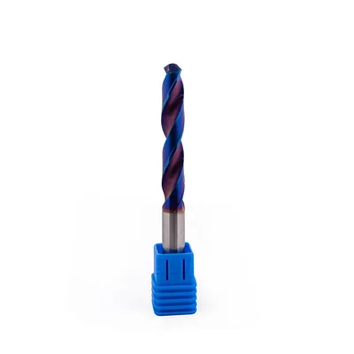 Broca de metal duro 55hrc ø 09,4 x 100,0 x 50,0mm haste ø 09,4mm naco blue - mcd-094b dry cut