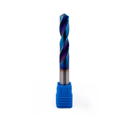 Broca de metal duro 55hrc ø 10,5 x 100,0 x 50,0mm haste ø 10,5mm naco blue - mcd-105b dry cut