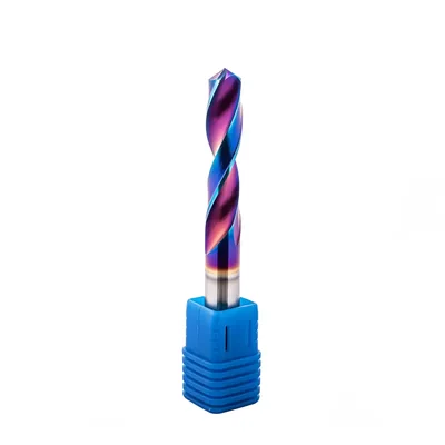 Broca de metal duro 55hrc ø 10,8 x 100,0 x 50,0mm haste ø 10,8mm naco blue - mcd-108b dry cut