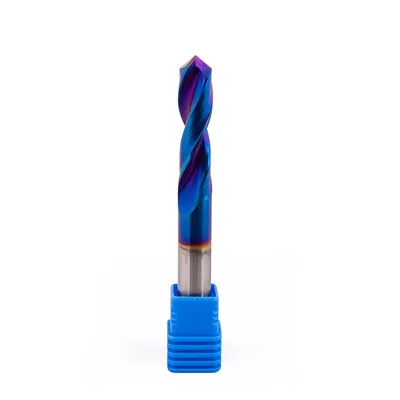 Broca de metal duro 55hrc ø 11,0 x 100,0 x 50,0mm haste ø 11,0mm naco blue - mcd-110b dry cut