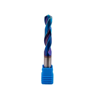 Broca de metal duro 55hrc ø 11,1 x 100,0 x 50,0mm haste ø 11,1mm naco blue - mcd-111b dry cut