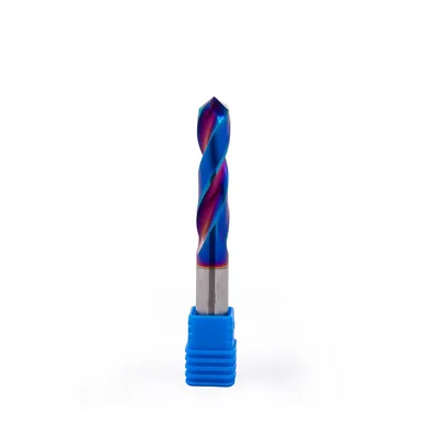 Broca de metal duro 55hrc ø 11,8 x 100,0 x 50,0mm haste ø 11,8mm naco blue - mcd-118b dry cut