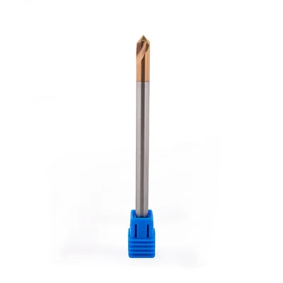 Ferramenta de chanfro/ponto de centro ø 06 x 100mm helicoidal metal duro altisin - shm-060a dry cut
