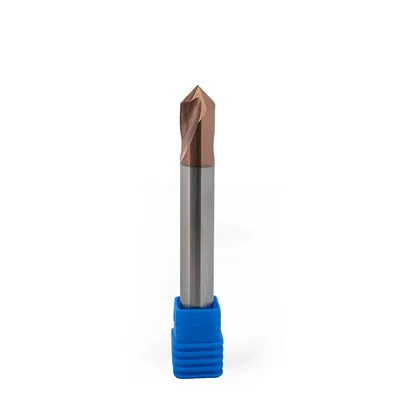 Ferramenta de chanfro/ponto de centro ø 12 x 100mm helicoidal metal duro altisin - shm-120a dry cut