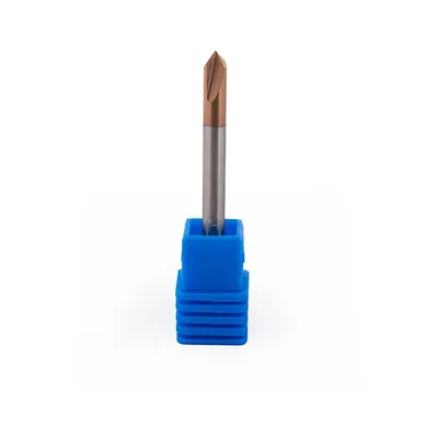 Ferramenta de chanfro/ponto de centro ø 04 x 050mm canal reto metal duro altisin - srs-040a dry cut
