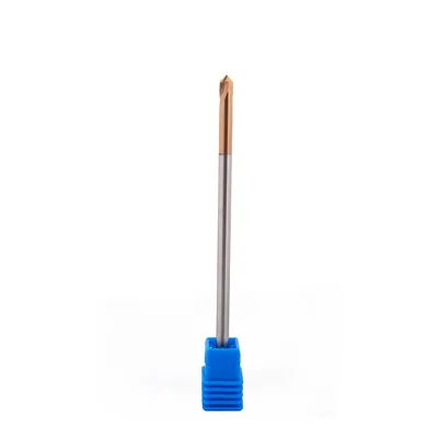 Ferramenta de chanfro/ponto de centro ø 04 x 100mm helicoidal metal duro altisin - shm-040a dry cut