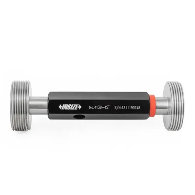 Tampão calibrador de rosca passa e não passa mf 6h m45,0 x 2,00 - tpnp 4139-45t insize