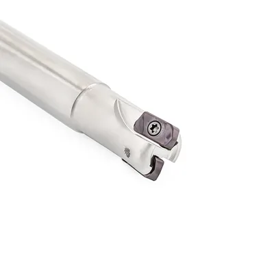 Fresa de topo ø 16 x 200mm 2 cortes haste ø 15,0mm para inserto lnmu 0303 - sansui