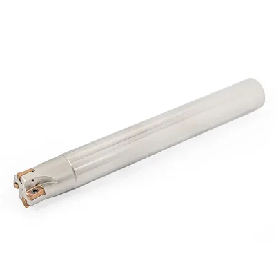 Fresa de topo ø 25 x 200mm 4 cortes haste ø 24,0mm para inserto lnmu 0303 - sansui