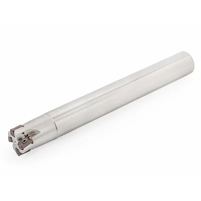 Fresa de topo ø 25 x 200mm 4 cortes haste ø 24,0mm para inserto logu 030310 - sansui