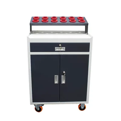 Carrinho porta cone bt40 com 29 posições uma gaveta - bt40-29c viber