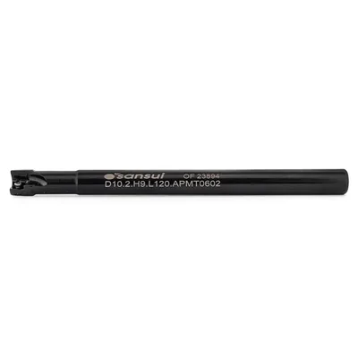 Fresa de topo ø 10 x 120mm 2 cortes haste ø 09,0mm para inserto apmt 06 - guran