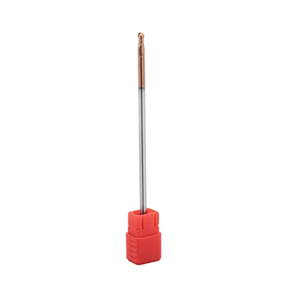 Fresa metal duro 55hrc esférica 2 cortes ø 03,0 - 100 - 06,0mm h03 altisin - dry cut