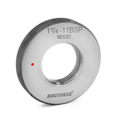 Anel calibrador de rosca não passa bsp 1.1/4 x 11 tpi - anp 1.1/4-11 king tools