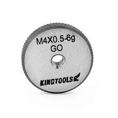 Anel calibrador de rosca não passa 6g m04,0 x 0,50 - anp m4-0,5 king tools
