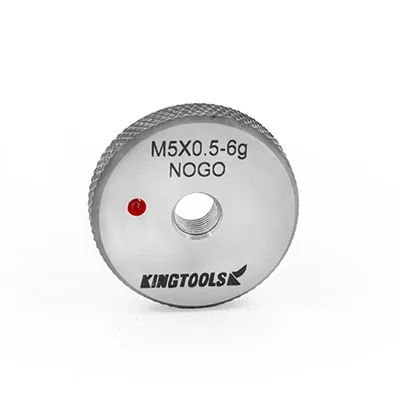Anel calibrador de rosca passa 6g m05,0 x 0,50 - ap m5-0,5 king tools