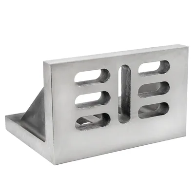 Cantoneira de ferro fundido com ranhuras 200 x 125 x 160mm - rap-8 mawbra