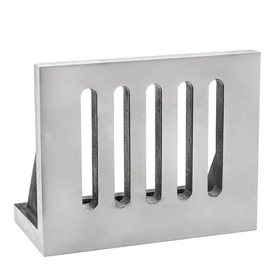 Cantoneira de ferro fundido com ranhuras 260 x 135 x 210mm - rap-10 mawbra