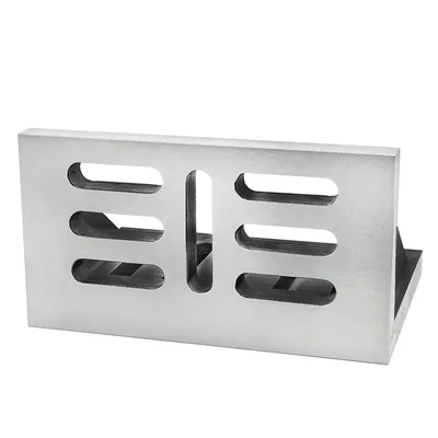 Cantoneira de ferro fundido com ranhuras 305 x 165 x 225mm - rap-12 mawbra