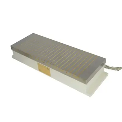 Mesa eletromagnética 600 x 300 x 110mm com passo polar 3 + 12mm 100n/cm² - viber