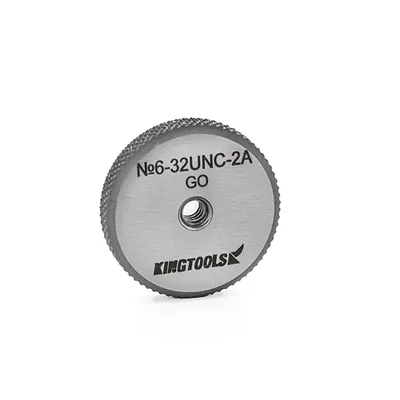 Anel calibrador de rosca passa 2a unc n06 9/64 x 32 tpi - ap n6-32 king tools